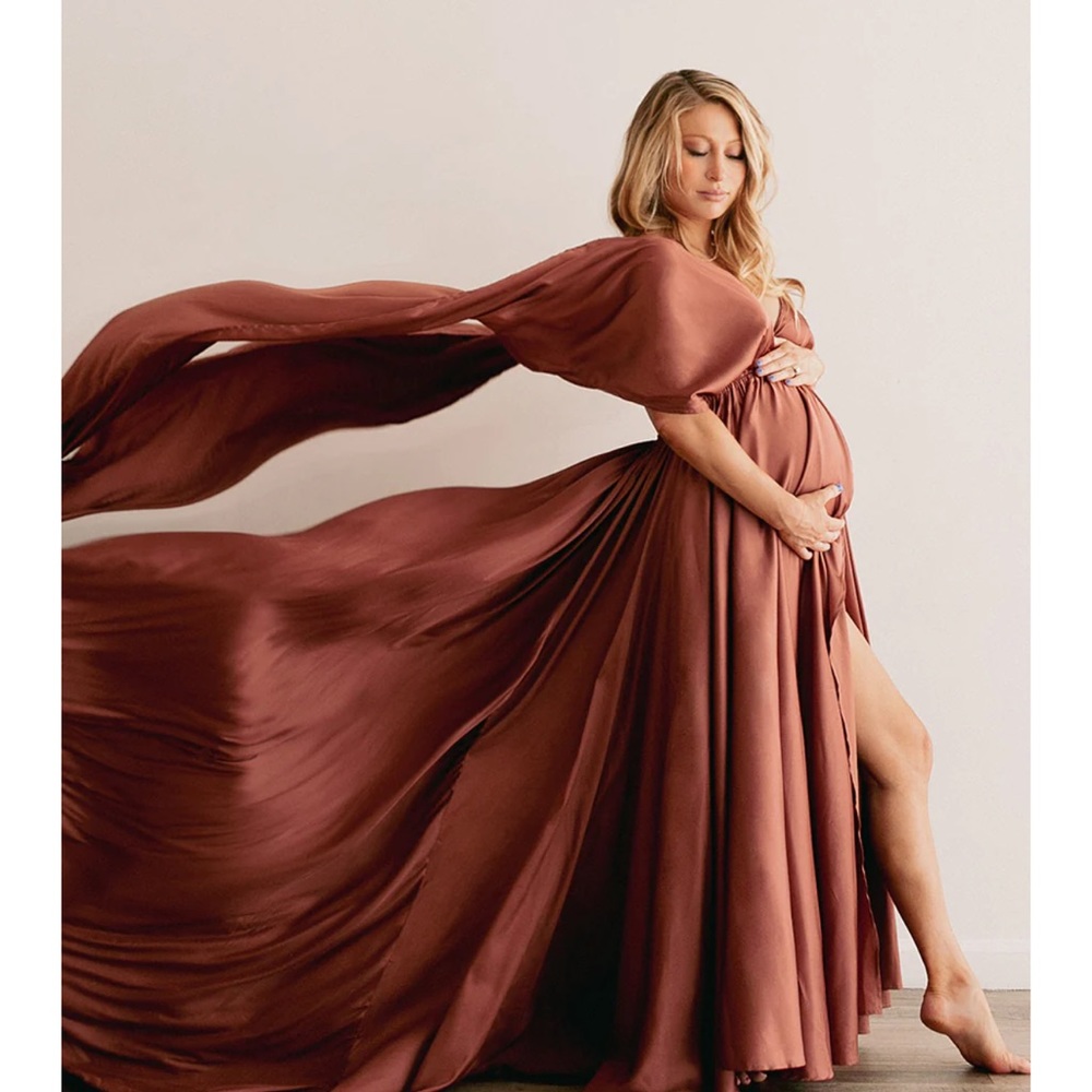 Joyfolie June impact dress in cedarwood